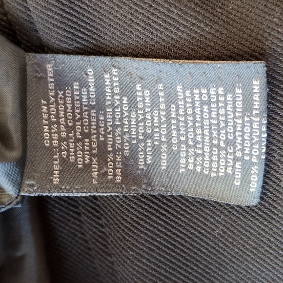 Vince Camuto Hooded Black Quilted Sleeve Jacket Size XL - Picture 8 of 9